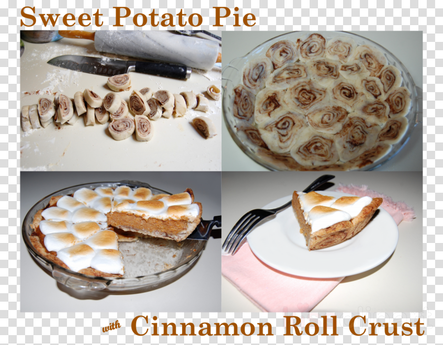Crust Clipart Sweet Potato Pie Cinnamon Roll Waffle - Crust (900x700), Png Download