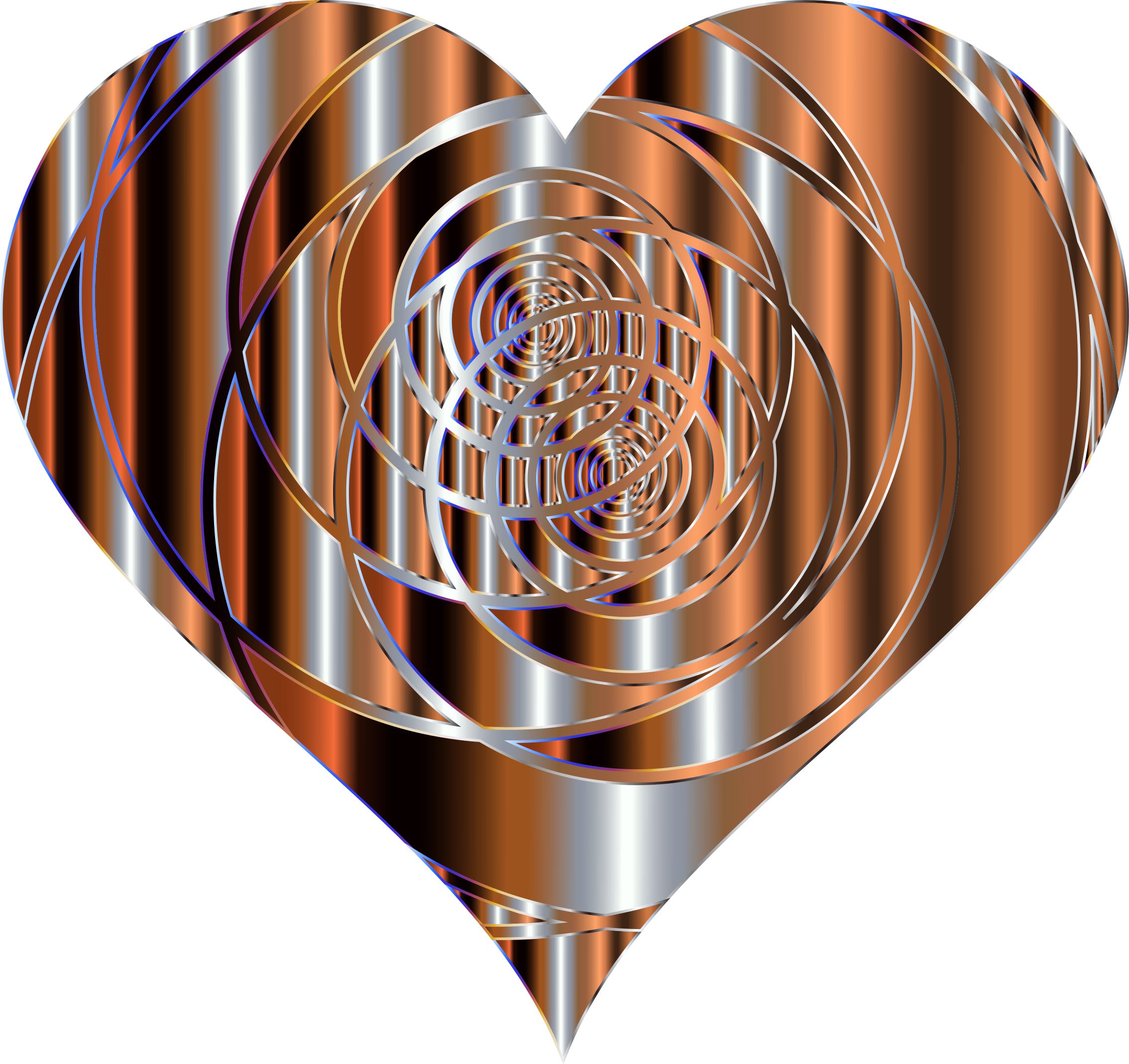 This Free Icons Png Design Of Spiral Heart 12 Variation (2268x2137), Png Download