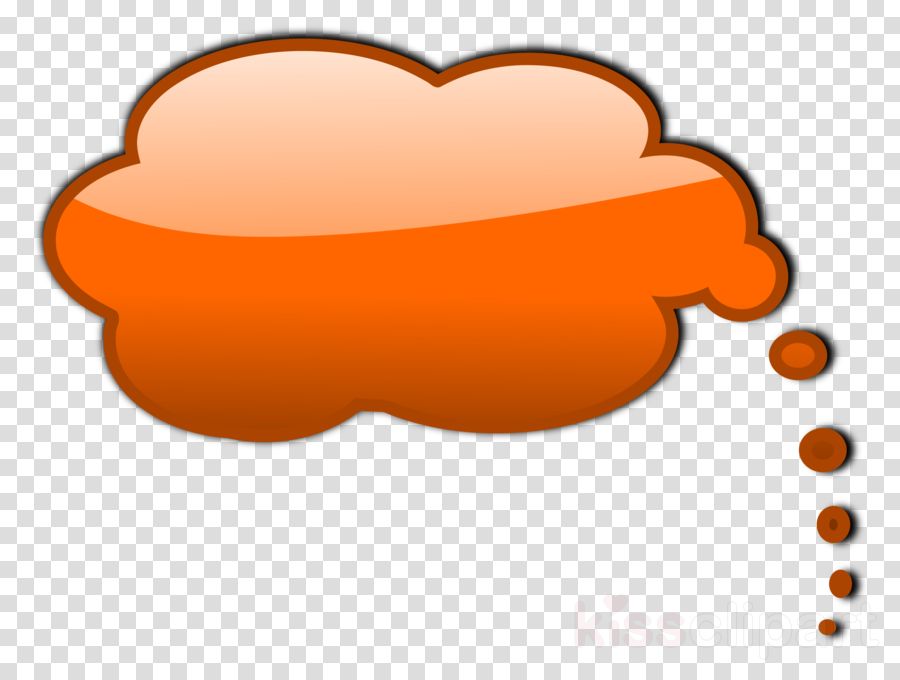 Orange Speech Bubbles Clipart Speech Balloon Clip Art - Coffee Grounds Clip Art (900x680), Png Download