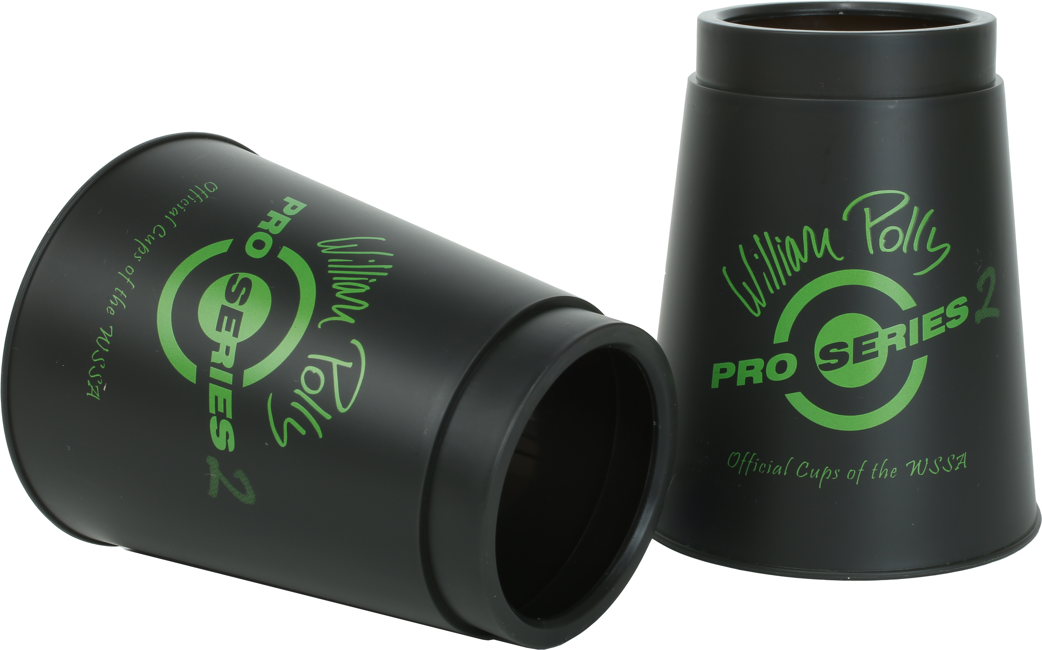 Two Ps2 Black Cups-2 - Speed Stacks Black Pro Series 2 (4289x2762), Png Download