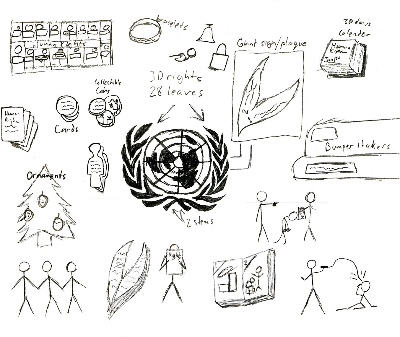 A Few Other Ideas Consisted Of A Leaf Shaped Book, - Line Art (1400x1154), Png Download