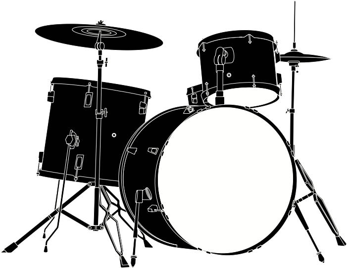 Drum Hd Transparent Images - Drummer Silhouette (842x619), Png Download