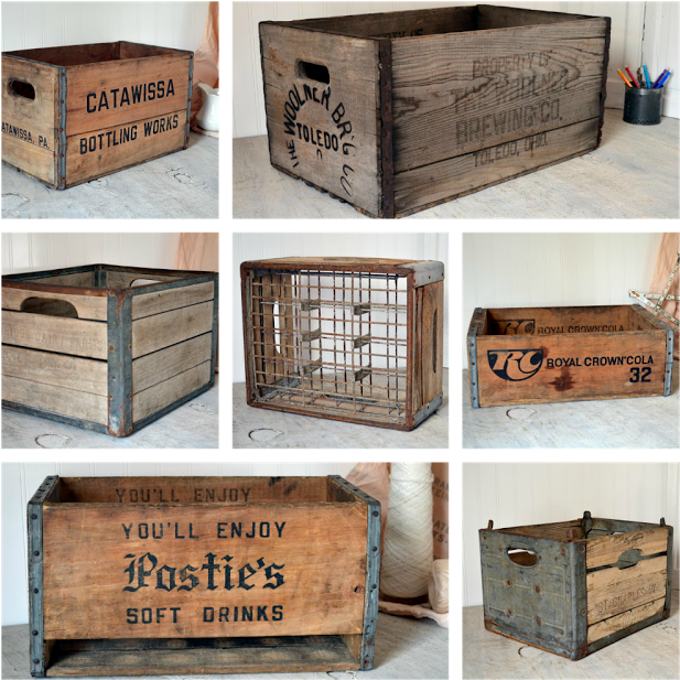 Discover Ideas About Wooden Crate Boxes - Uses For Antique Wooden Crates (640x640), Png Download