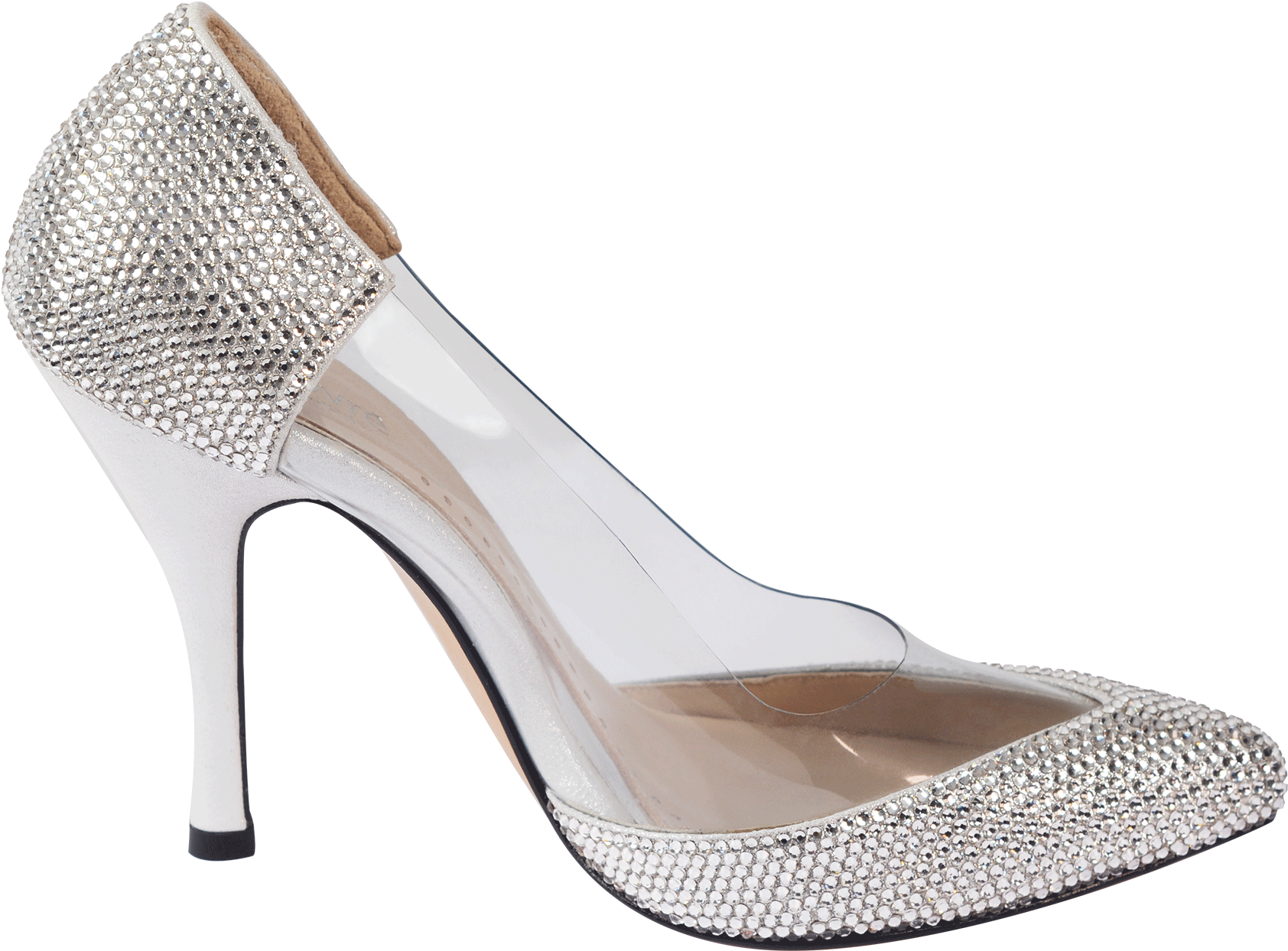 Glitter Leather Stiletto - Basic Pump (2000x2000), Png Download
