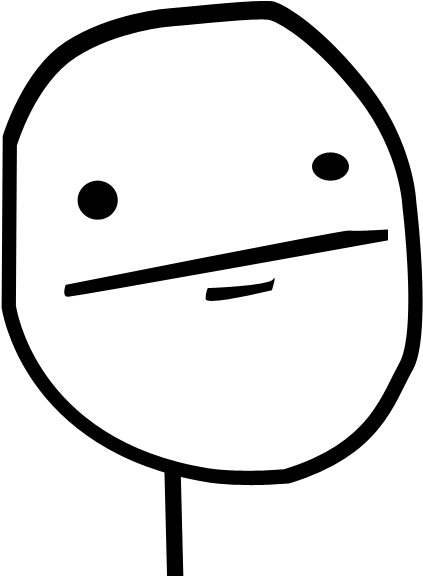 Poker Face Png (599x599), Png Download