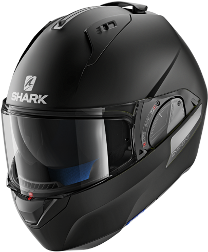 Shark Evo One 2 Ece Blank Matte Black - Shark Evo One 2 Blank Mat (700x547), Png Download