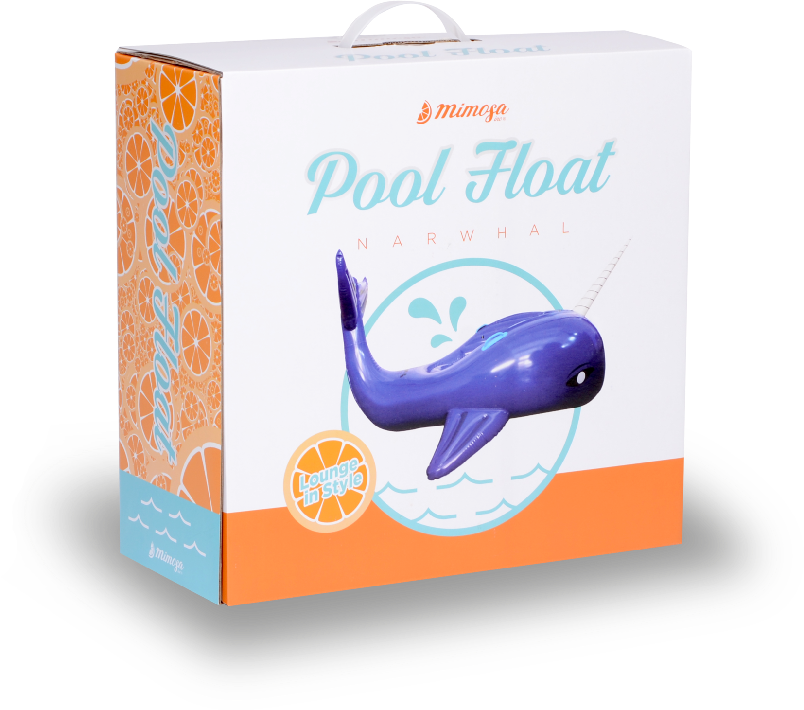 Mimosa Inc Narwhal Whale Inflatable Premium Quality (2048x2048), Png Download