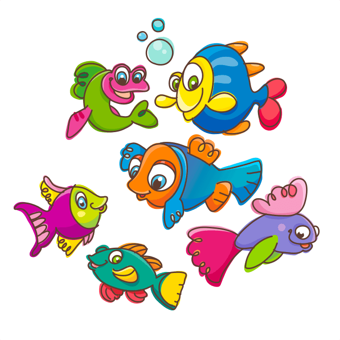 Pesciolini Disegno (700x700), Png Download