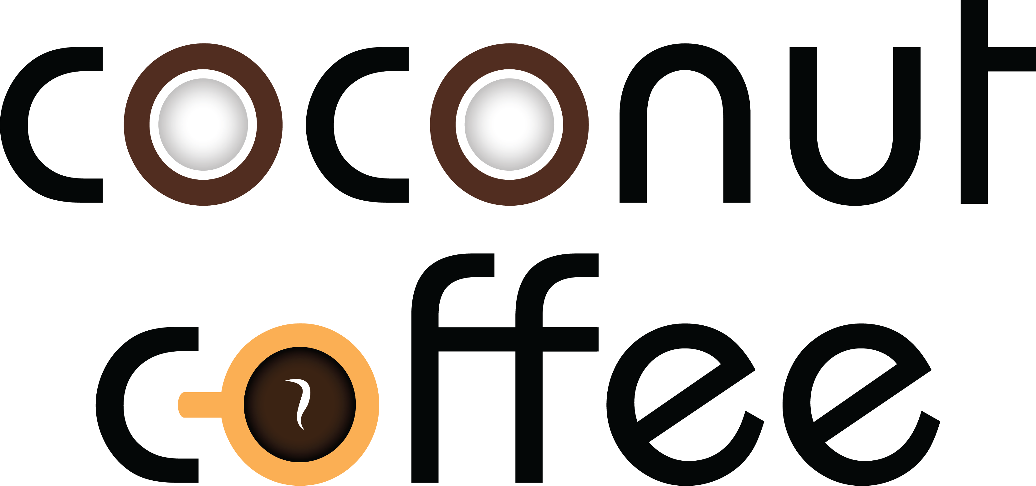 We Welcome All Feedback - Coconut Coffee Logo (3311x1555), Png Download