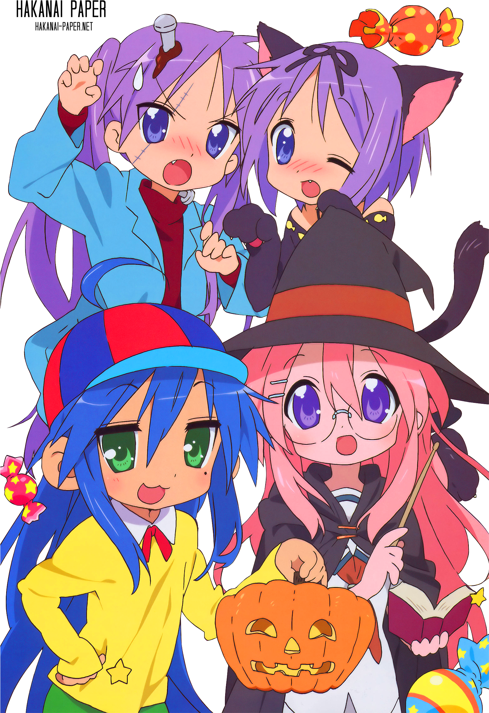 Lucky Star - Lucky Star Halloween (1671x2483), Png Download