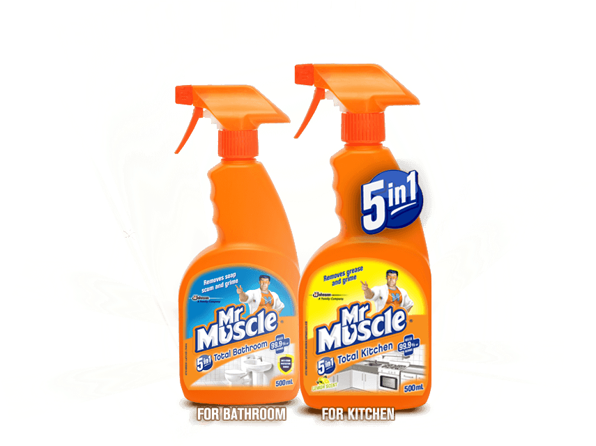 Previousnext - All Purpose Cleaner - Mr Muscle - 500ml Trigger Pack (856x672), Png Download