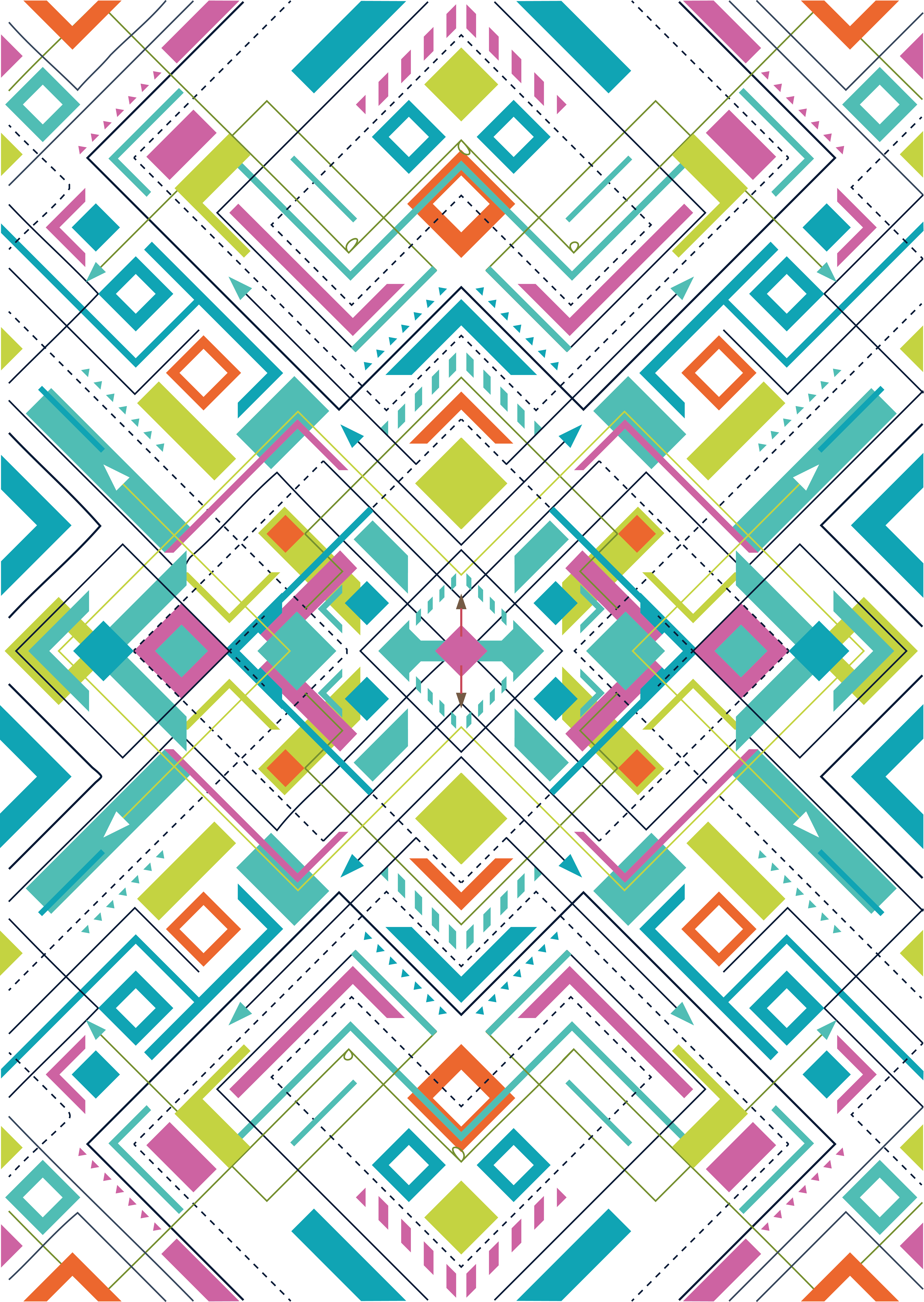 Png Royalty Free Stock Graphic Design Geometry Pattern (6038x8505), Png Download