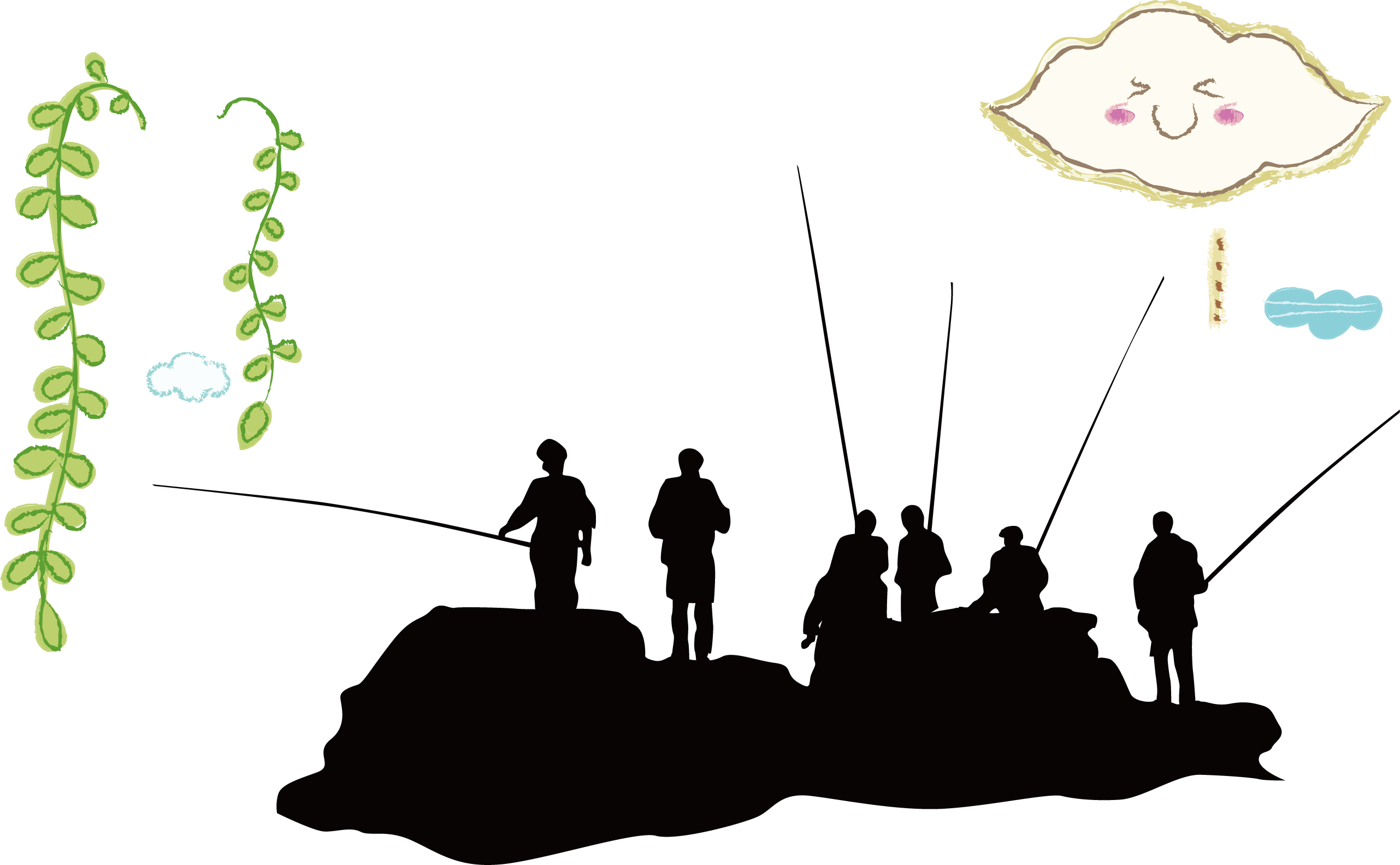 Lure Angling Fisherman Fly Man Transprent Png - Fishing Vector Free (2563x1584), Png Download