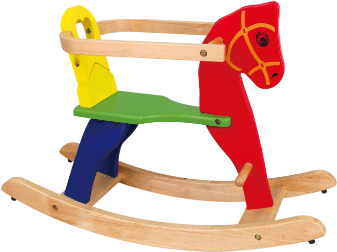 Rocking Horse - Viga Wooden Rocking Horse #56163 (700x524), Png Download