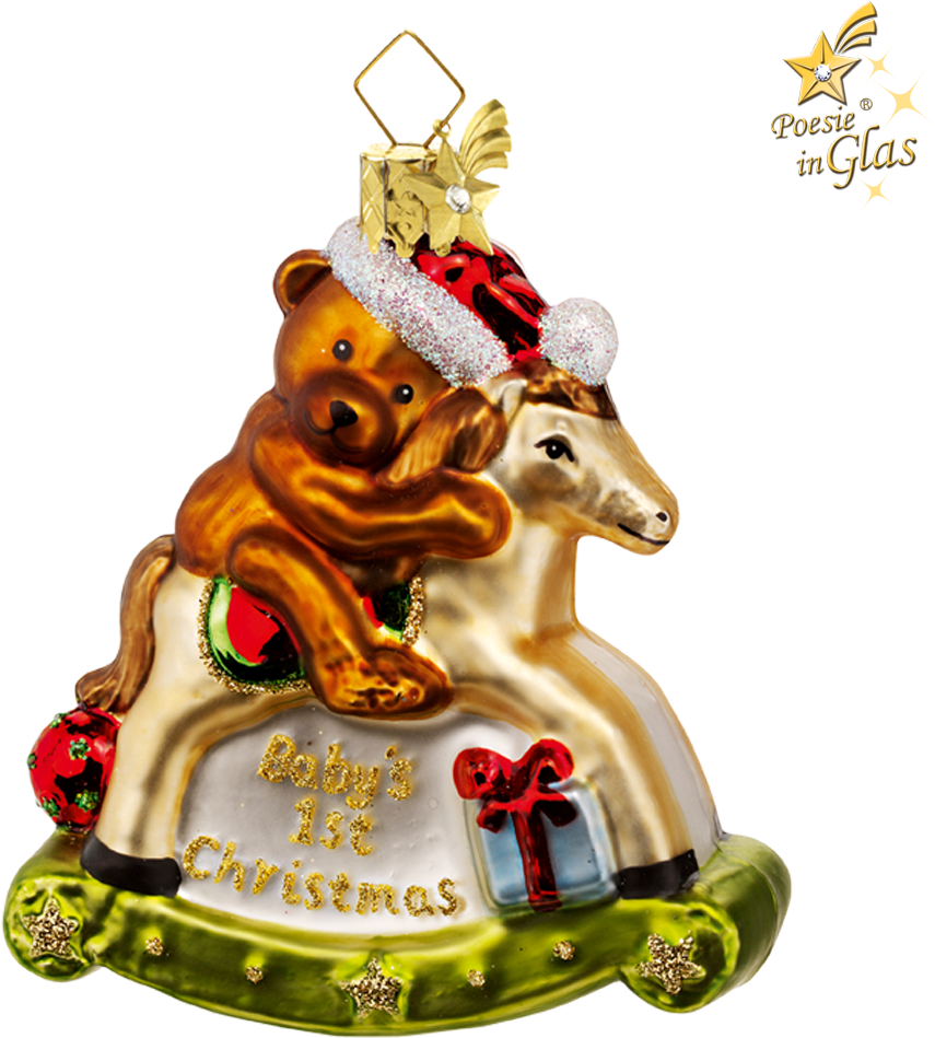 Rocking Horse - Christmas Day (1000x1000), Png Download