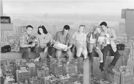 Promotions > Déjeuner Sur Un Gratte Ciel Friends - Friends Tv Show Hd (538x633), Png Download