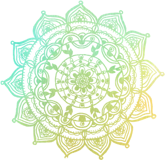 Mandalas Blancas Png - Mandala Marca De Agua (600x600), Png Download