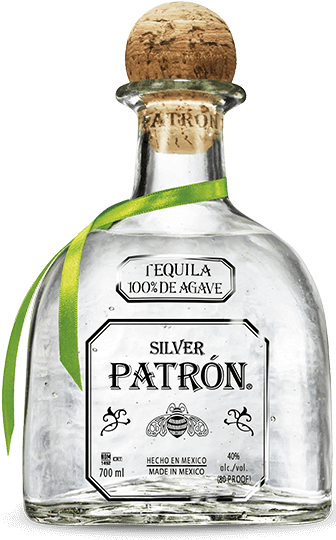 Each Bottle Of Patrón Contains 100% Weber Blue Agave - Patron Tequila Silver (335x1024), Png Download