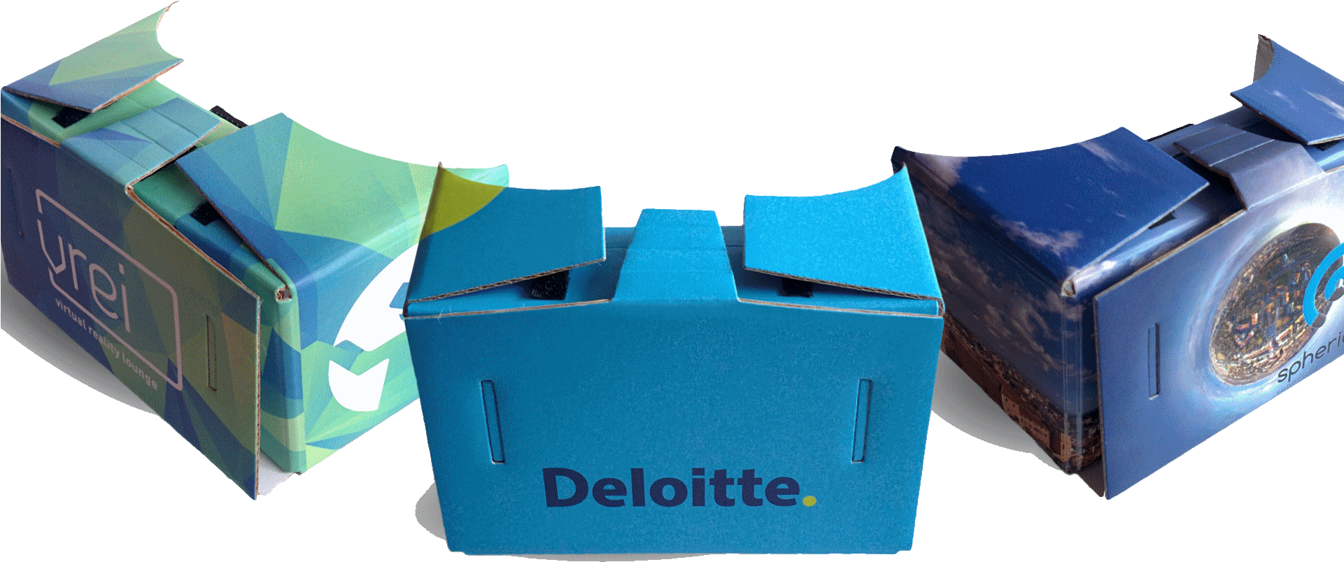 Some Of The Custom-branded Viarbox Headsets - Box (1920x1094), Png Download