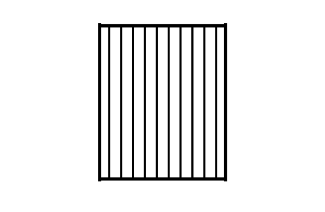 Aluminium Fencing - Fence (660x660), Png Download