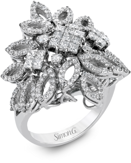 This Beautiful White Gold Ring Sparkles Like A Star - White Gold Ring (600x600), Png Download