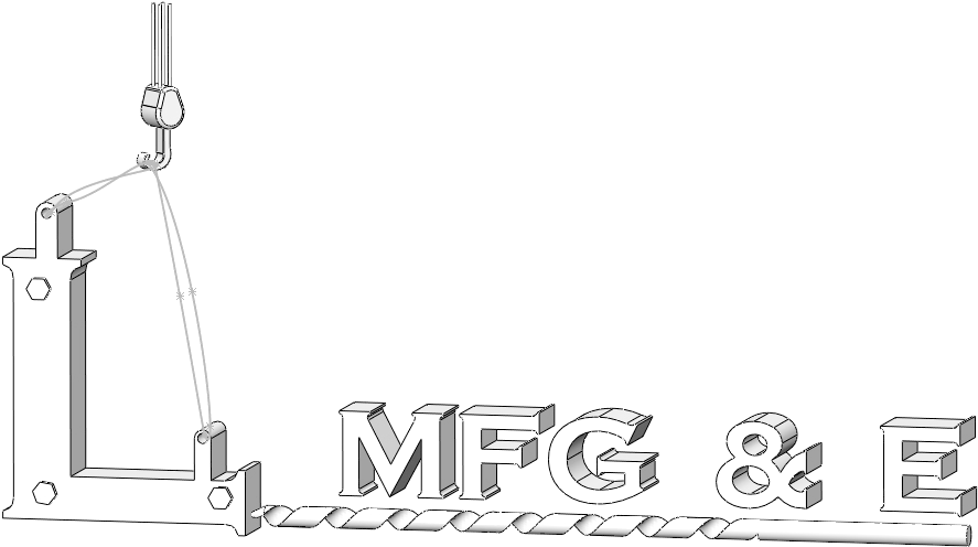 Lme Crane Hook Logo Rev - Technical Drawing (1591x822), Png Download