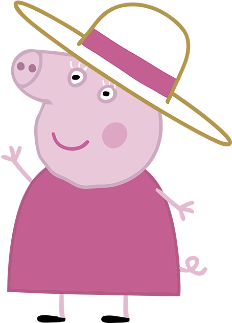 Abuela Pig Png - Abuela De Peppa Pig (505x673), Png Download