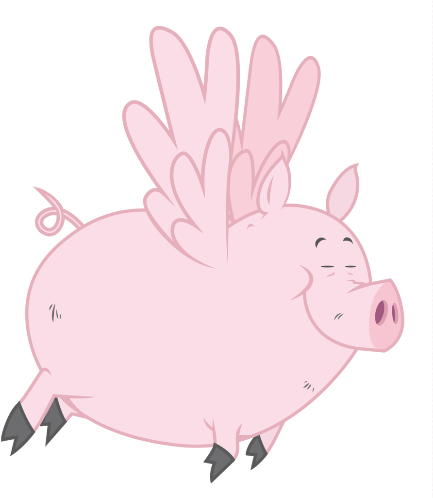 Previous - My Little Pony Flying Pig (953x1024), Png Download