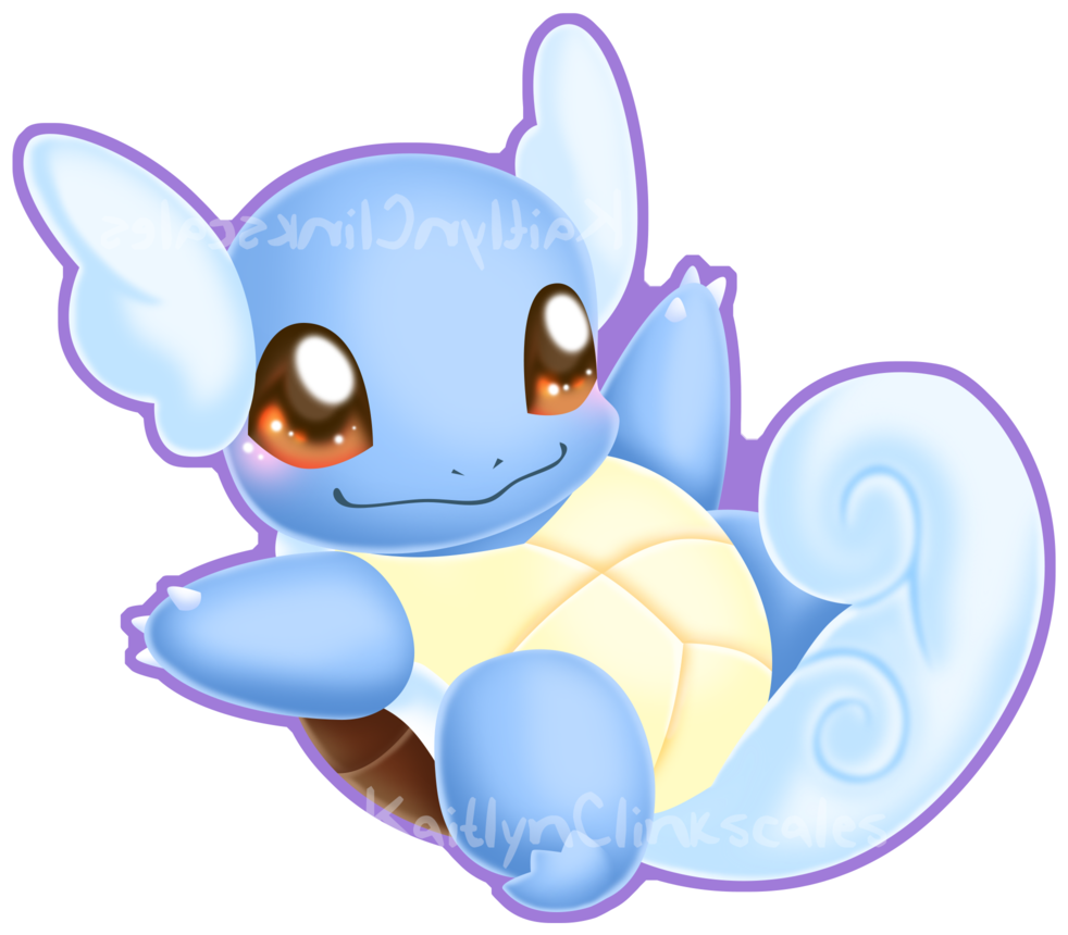 008 Wartortle - Wartortle Cute (1000x1000), Png Download