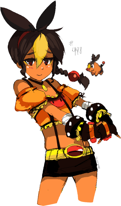 ☆gaidoku Crobat☆ Tepig Gente De Anime, Pikachu, Cosplay - Tepig As A Human (500x729), Png Download