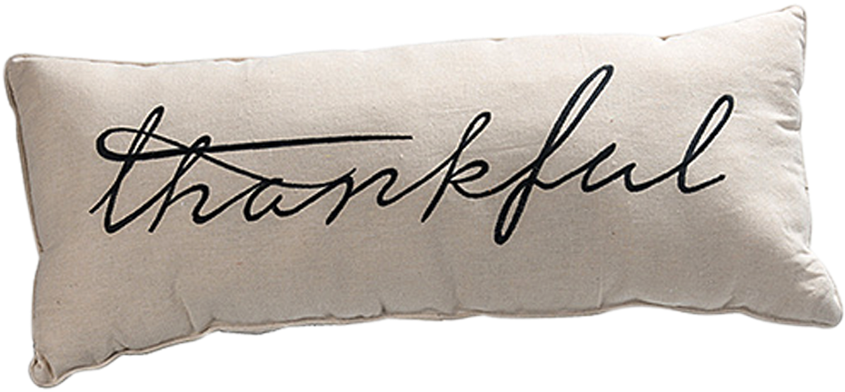 Thankful Pillow (1000x544), Png Download