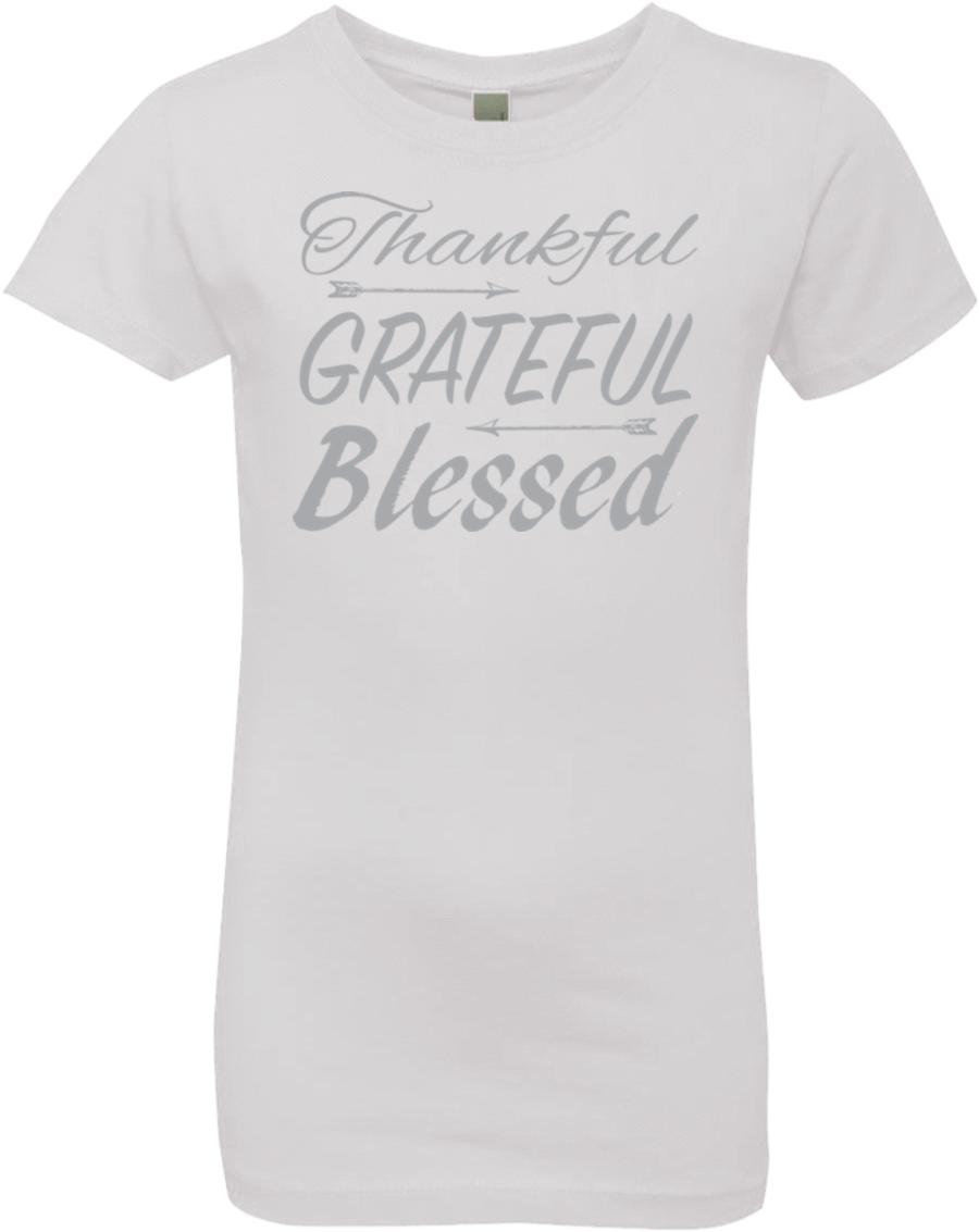 "thankful, Grateful, Blessed"-gray - T-shirt (1155x1155), Png Download