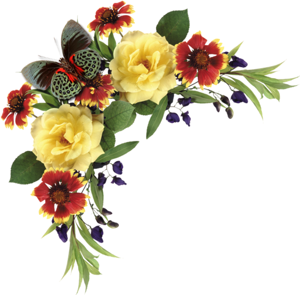 Y Trabajos Con Flores - God Bless Friday Blessing With Good Morning (600x582), Png Download