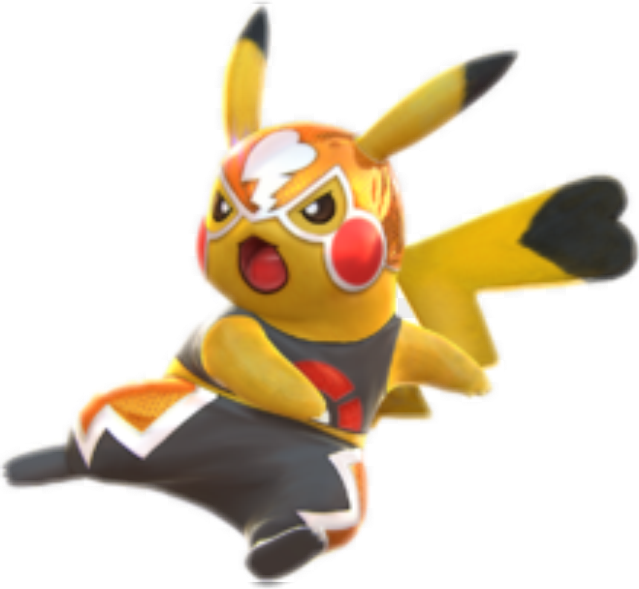 Pokemon 3d Pikachu Pokemon Pikachufreetoedit - Pokken Pikachu (639x589), Png Download