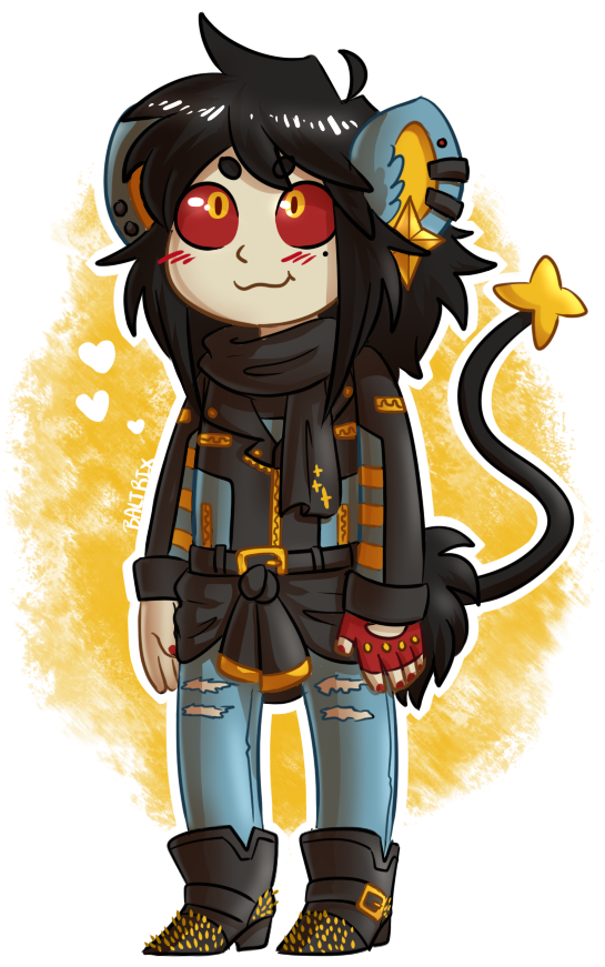 Luxray Gijinka - Cartoon (545x871), Png Download