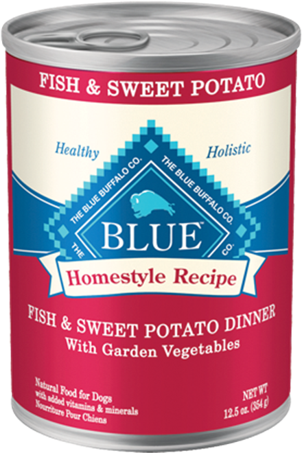 Blue Buffalo Homestyle Fish Dinner With Vegetables - Blue Buffalo Wet Dog Food Lamb (595x800), Png Download