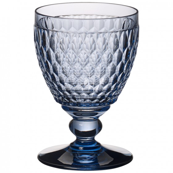 Boston Coloured Water Goblet Blue - Villeroy & Boch Boston Colored Goblet, Blue 14 (560x560), Png Download