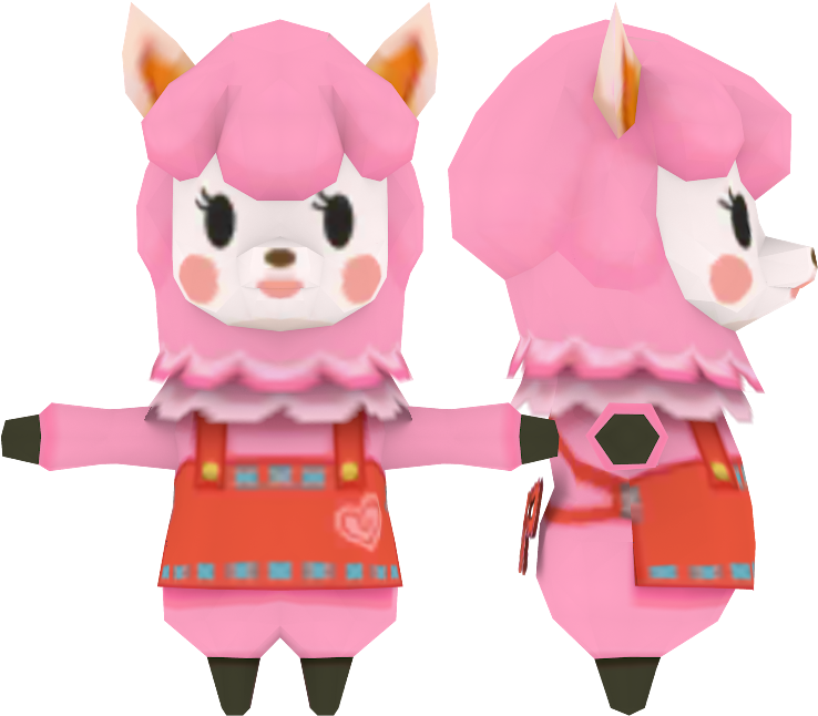 Download Zip Archive - Animal Crossing Character Model (750x650), Png Download