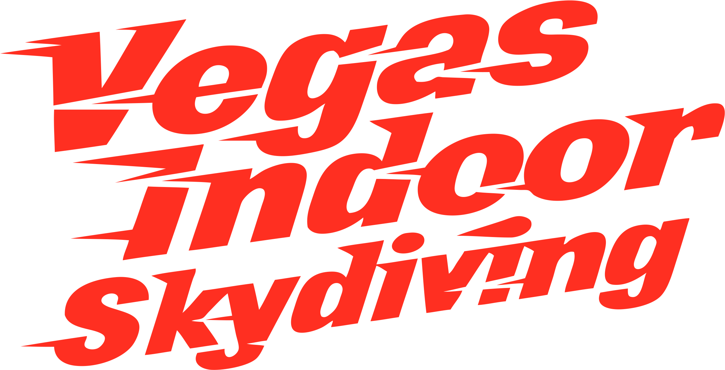 Las Vegas Logo Png - Vegas Indoor Skydiving (2352x1194), Png Download