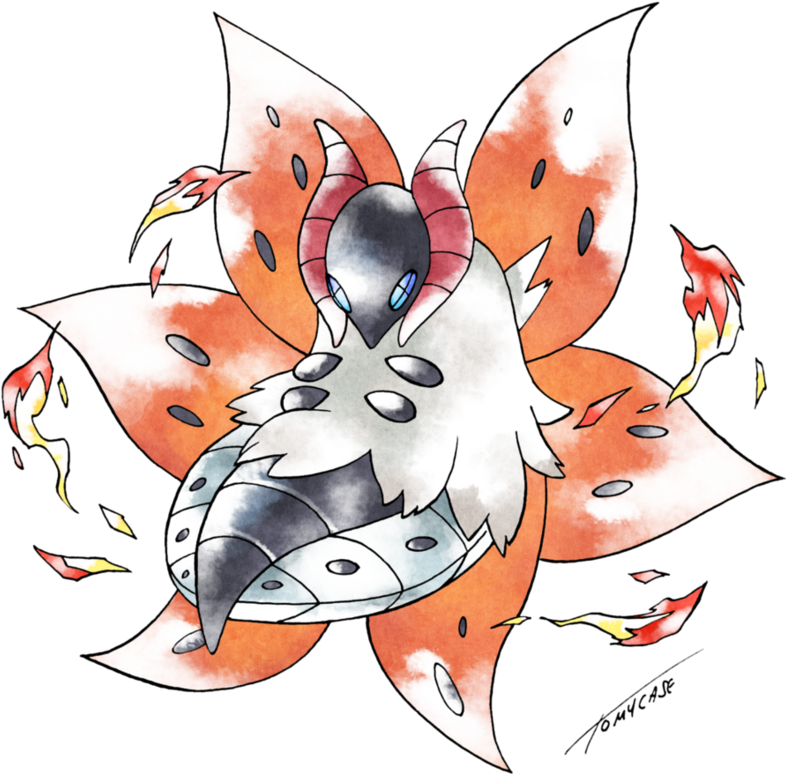 578kib, 903x885, Volcarona (903x885), Png Download