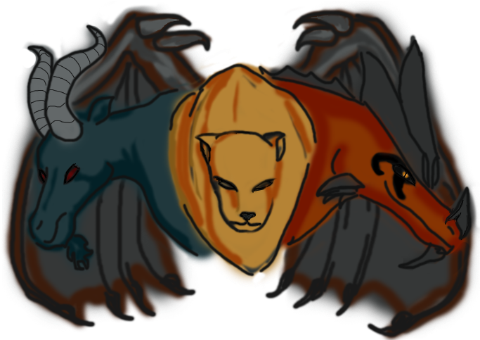 Clip Art Freeuse Chimera Drawing Steampunk - Illustration (720x504), Png Download