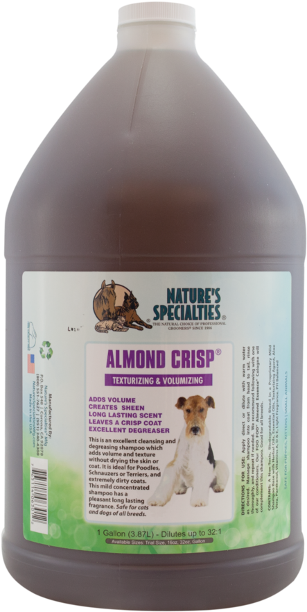 Almond Crisp - Nature's Specialties Plum Silky Pet Shampoo, 32-ounce (1000x1000), Png Download