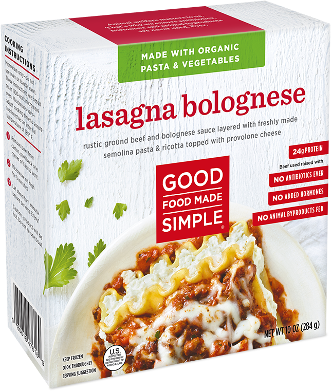 Banner Free Download Lasagna Bolognese - Good Food Made Simple Three Pepper Beef - 9.4 Oz (800x800), Png Download