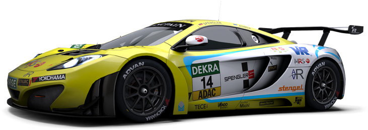 Mclaren Mp4 12c Gt3mrs Gt Racing - Mclaren 12c Gt3 Png (790x395), Png Download