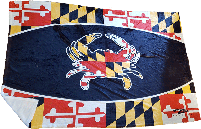 Maryland Flag Crab Blanket - Maryland (800x800), Png Download
