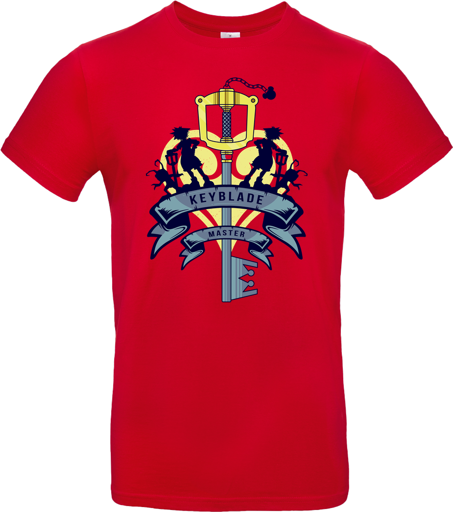 Alundrart Keyblade T-shirt B&c Exact (1044x1044), Png Download