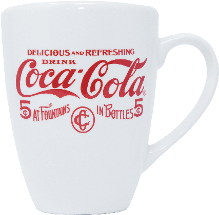 Coca Cola Pre 1910 Mug - Plastic Coca-cola Popcorn Bowl (586x586), Png Download