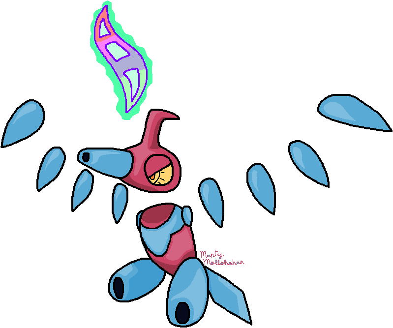 Porygon A - Pokemon Flareon Mega Porygon Z (799x667), Png Download