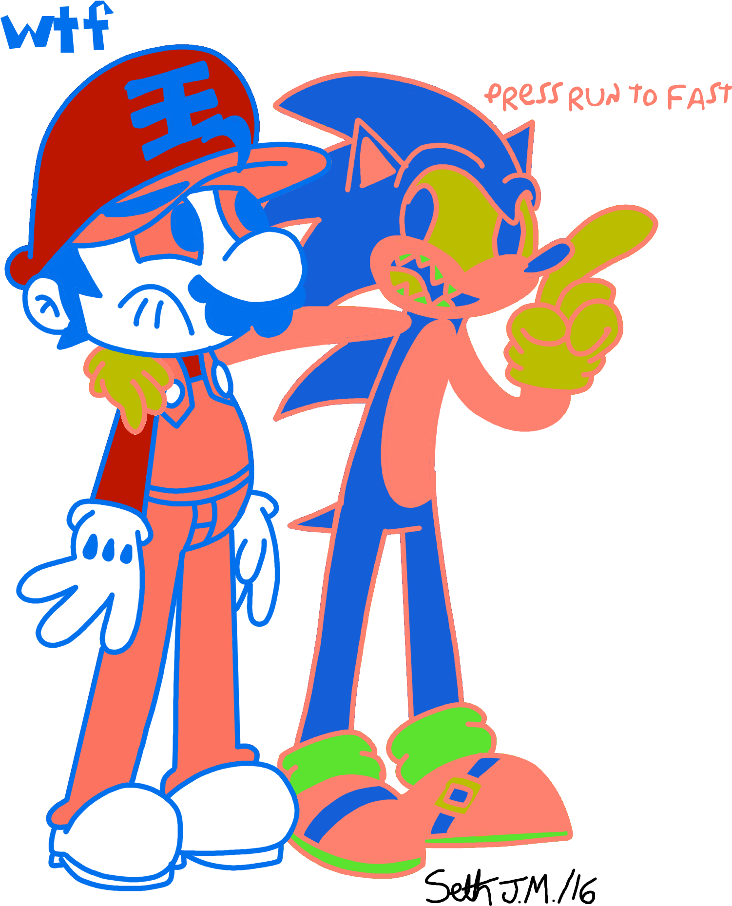 So I'm Finally Back, With More Art For You - Grand Ma Grand Dad (1579x1919), Png Download