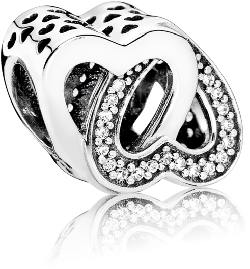 Wedding Ring Pandora Charm Luxury Beautiful New Charm - Pandora 791880cz Entwined Love Charm (1000x1000), Png Download